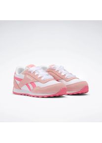Sneaker Reebok CLASSIC "REEBOK GLIDE LOW", M&auml;dchen, Gr. 34,5, ftwrwei&szlig;, subtlepink, passionpink, Leder, Synthetik, Textil, Schuhe Sneaker