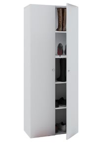 Schuhschrank Vcm "XL Holz Gro&szlig;er Schuhschrank Schuhkommode Vandol 5", wei&szlig;, B:70cm T:40cm, Obermaterial: 100% Holz Wood., Schr&auml;nke, Schuhschrank