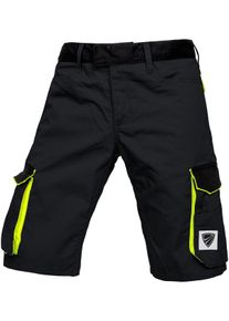 Arbeitsbundhose SHIELD Protect "Protect KONTUR Cargo-Shorts", Damen, Gr. 48, EURO, grau (anthrazit), Obermaterial: 65% Polyester PES. 35% Baumwolle CO., Hosen Arbeitsbundhose
