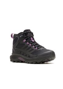 Wanderschuh Merrell "SPEED STRIKE 2 MID GORE-TEX", Damen, Gr. 40, schwarz, Synthetik, Schuhe Wanderschuh, wasserdicht dank Gore-Tex Membrane