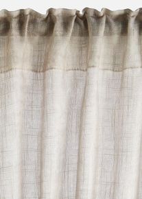 Gardinl&auml;ngd med struktur (1-pack) - beige - storlek 225x135 cm - bonprix