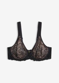 Minimizer-BH med vadderade axelband - svart - storlek 100C - bonprix