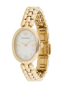 Emporio Armani Montre &agrave; affichage analogique Femme or taille One Size