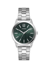 Guess Montre &agrave; affichage analogique 'CHIP' Homme argent taille One Size