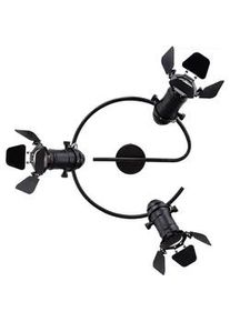 Globo Strahler Egon in Schwarz max. 50 Watt