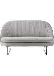 Sofa Luigi Hellgrau Samt