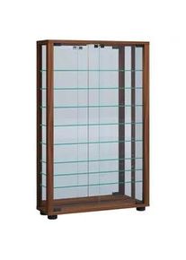 Vcm Vitrine Lumo ca. 59x91x18 cm Nussbaum