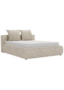 Polsterbett Olive Sandfarben ca. 140x200cm