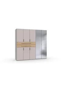 Kleiderschrank Lumio Eiche-/Silber-/Kaschmirfarben