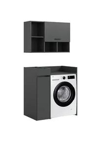 Waschmaschinenschrank Free Anthrazit