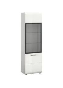 Vcm Vitrine Ice Wei&szlig; hochglanz