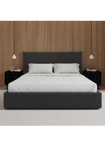 Polsterbett Alba Dunkelgrau ca. 180x200 cm