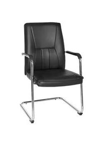 hjh OFFICE Besucherstuhl Tila V Schwarz