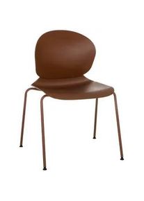 Besucherstuhl Rotbraun ca. 56x80x54cm