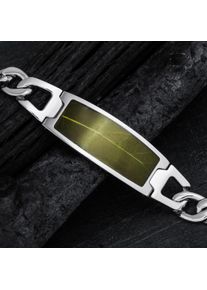 Holzkern Bracelets Men Silver and Leaf