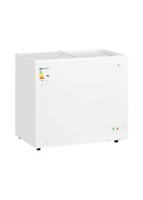 Fagyaszt&oacute;l&aacute;da 200 l - &uuml;vegajt&oacute;k - z&aacute;rhat&oacute; - ROYAL CATERING RCFGDF-200