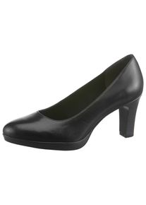 Pumps Tamaris "Zealot", Damen, Gr. 37, Synthetik Textil, schwarz, Leder, clean, gepflegt, festlich, Schuhe Pumps, eleganter Pumps mit Trichterabsatz, Festtagsschuh in klassischer Linie, Topseller