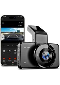 AZDome Dashcam M17Pro (Eingebautes Display, WLAN, Nachtsicht, Beschleunigungssensor, Eingebautes Mikrofon, HD), Dashcam, Schwarz