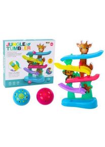 Lean Toys Giraffen-Affenballrutsche mit Sound