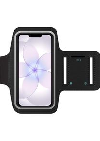 SmartFitness Handy Sport Armband, Smartphone Sportarmband, Schwarz, Transparent