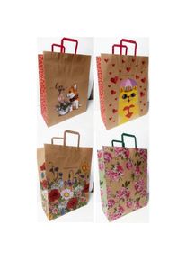 Fresh, Geschenkverpackung, KRAFT Farbtasche 320x420x150