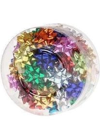 NO NAME, Geschenkverpackung, Rosette mini 2 5cm mix (100Stk) ROSETTE (100x)