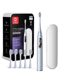CLEAN, Elektrische Zahnb&uuml;rste, Spazzolino Elettrico Sonic da Viaggio Digitale Pro Serie X
