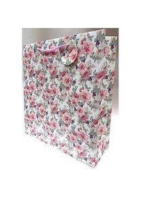 Fresh, Geschenkverpackung, Matte Dekotasche 35x37x12cm Rosen GB23160