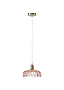 Marksl&ouml;jd Marksl&ouml;jd, Pendelleuchte, KURAGE Pendant 1L Antique Brass/Pink (E27)