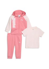 Puma, Jungen, Sportshirt, MINICATS Tee, Hooded FZ and Pants Set TR INF (62), Mehrfarbig, 62