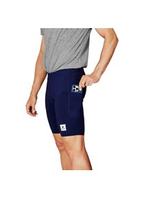 Saysky Combat+ 9 Inch Short Tights Homme | Collants courts | Running | Bleu | Taille L