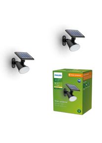 Philips Jivix Projecteur solaire, lot de 2, LED, 8721103044433,