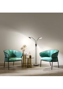 Fischer und Honsel Fischer & Honsel Tallri Lampadaire LED &agrave; 2 sources lumineuses, 40487,