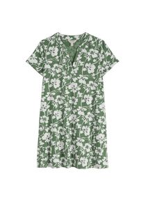 Seasalt Cornwall Damer Tunika 'Wreathe' gr&oslash;n / hvid St&oslash;rrelse L