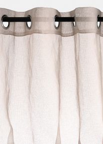 bonprix Perdea cu textură fină, de plasă (1 buc.), bej, &Icirc;/Lă: 145/135 cm