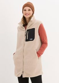 bonprix Femei Vestă din teddy-fleece, gri, 40/42