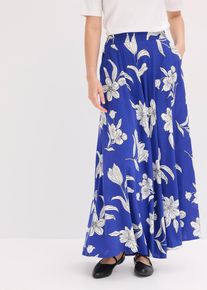 bonprix Femei Fustă maxi, albastru, 46