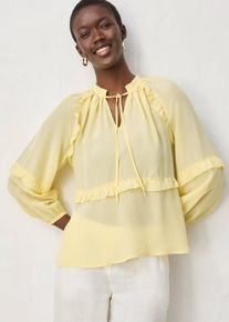 bonprix Tunika z jedwabiem, ż&oacute;łty, 46