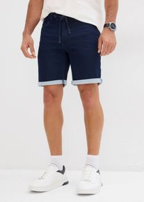 bonprix Pantaloni scurți de blugi, Regular Fit, albastru, 33