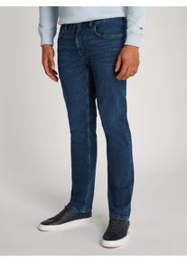 Straight-Jeans Tommy Hilfiger "CORE DENTON", Herren, Gr. 40, L&auml;nge 32, blau (tinted blau), Denim/Jeans, Obermaterial: 98% Baumwolle, 2% Elasthan, straight fit, Jeans Straight-Jeans