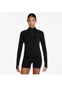 Lauftop Nike "W NK TEMPO DF HZ TP", Damen, Gr. XS, schwarz, reflec, Obermaterial: 100% Polyester, Tops Lauftop