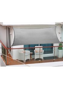 Sonnensegel Floracord, grau (anthrazit), B:270cm T:140cm, Polyester, Sonnensegel, Sonnensegel, BxT: 270x140 cm, anthrazit