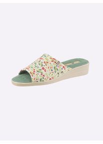Pantoffel Casual Looks, Damen, Gr. 41, ros&eacute;, bedruckt, Schuhe Pantoffel