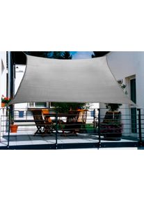 Sonnensegel Floracord, grau, B:270cm T:140cm, HDPE (High Density Polyethylen), Sonnensegel, Sonnensegel, BxT: 270x140 cm, grau