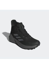 Wanderschuh adidas terrex "TERREX TRAILMAKER 2.0 MID GORE-TEX", Herren, Gr. 47, schwarz (core schwarz, carbon, grau four), Synthetik, Textil, Schuhe Wanderschuh, wasserdicht dank Gore-Tex Membrane