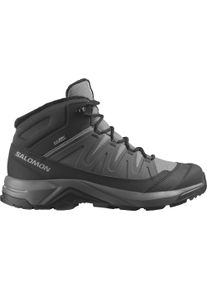 Winterstiefel Salomon "X-ADVENTURE COLDRUSH WP W", Damen, Gr. 39, castlerock, schwarz, phantom, Leder, Textil, Schuhe Winterstiefel, Winterschuhe, Winterboots, Snowboots, wasserdicht