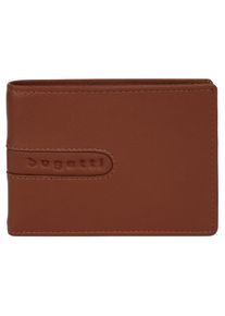 Bugatti, Herren, Geldb&ouml;rse &raquo;BOMBA&laquo; echt Leder, cognac, H&ouml;he 8 cm x Breite 12 cm x Tiefe 2 cm