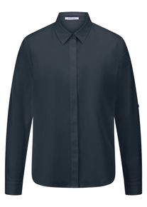 Peter Hahn - Long-Bluse, blau, Gr. 38, Baumwolle