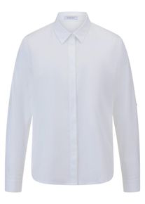 Peter Hahn - Long-Bluse, weiss, Gr. 44, Baumwolle