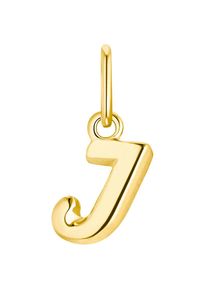 Amor, Damen, Kettenanh&auml;nger &raquo;Letters&laquo; Made in Germany, gelbgoldfarben, Trendy Buchstaben Anh&auml;nger "I" von Amor